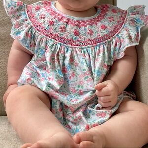 Cecil and Lou Smocked Bubble